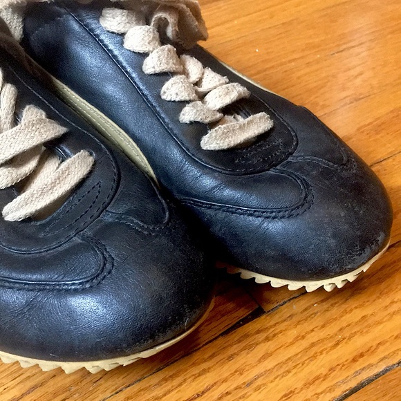 PUMA Tahara Women’s Leather Sneakers, US Size 6/EU 36, Black/Tan, Gently Used - Picture 8 of 8